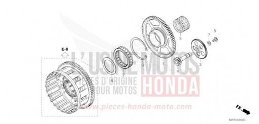 EMBRAYAGE DE DEMARRAGE CBR1000STR de 2024